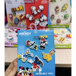 <ส่งจากกรุงเทพฯ>YIBO charms จิบบิทซ์ อุปกรณ์เสริมรองเท้า ตั้งค่าอุปกรณ์เสริมคู่การ์ตูน 100% ของ ที่เหมาะสำหรับ