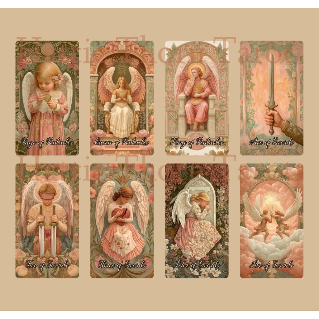 Angelic Bloom Tarot ไพ่ยิปซีแท้ภาพสวย ไพ่ทาโร่ต์ ไพ่ยิปซี Tarot Cards Decks - รูปที่ 6