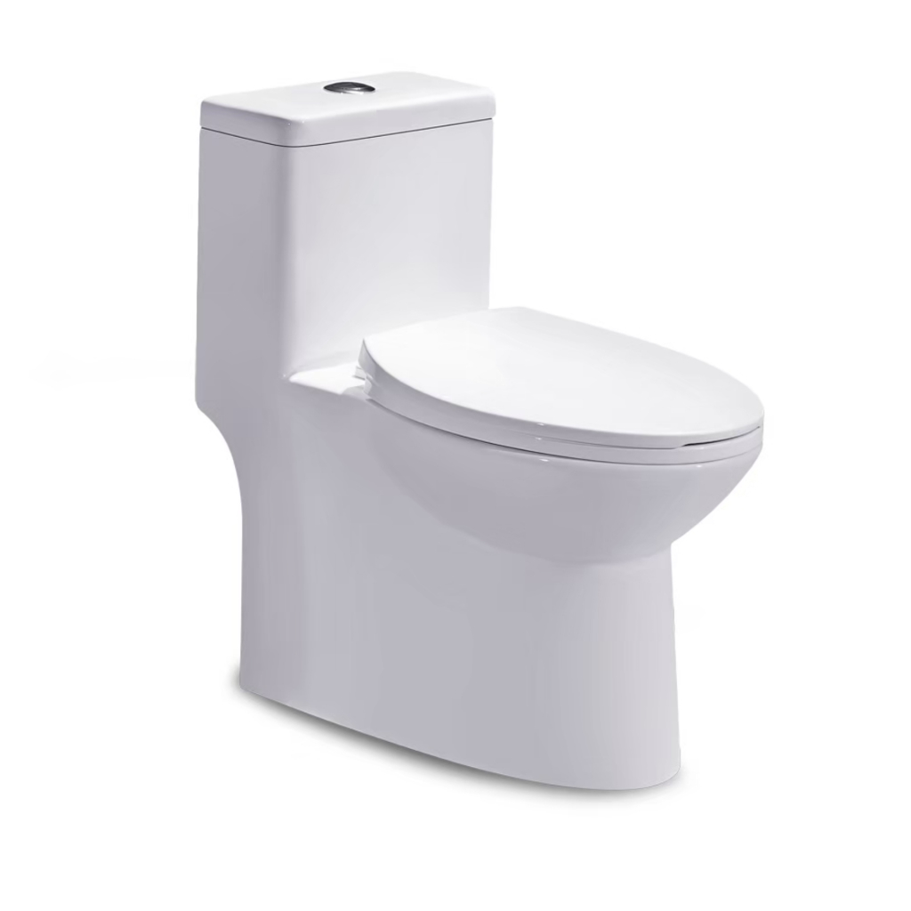 KUDOS | NASCO สุขภัณฑ์ชิ้นเดียว กดบน 3/6 ลิตร รุ่น ซ่อนกลิ่น สุขภัณฑ์ ชักโครก