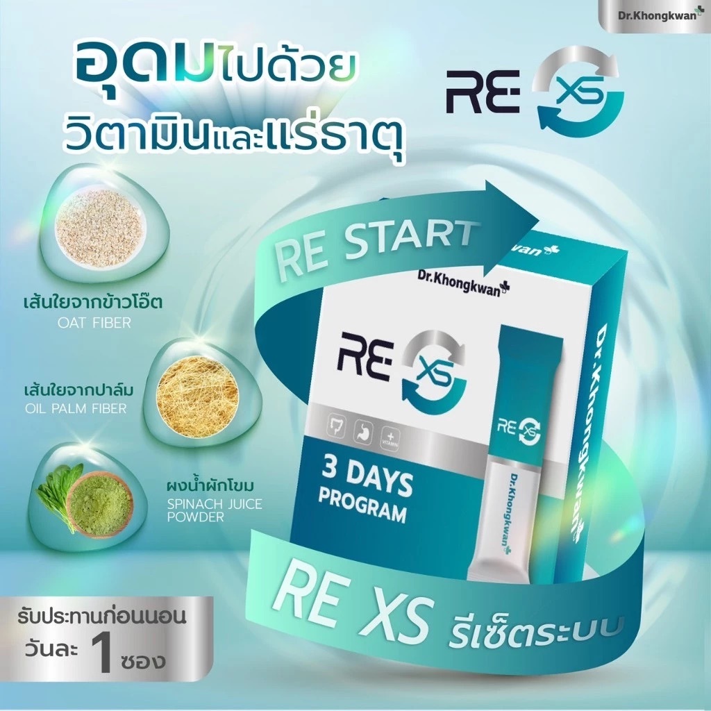 [5แถม5+ พร้อมส่ง] Dr.Khongkwan Wegora วีโกร่า & RE XS รีเอ็กซ์เอส คุมหิวเซลล์ไขมัน รีเซ็ตขับถ่าย - รูปที่ 6