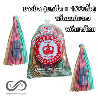 หนังยางสติ๊ก ยางยิงนก หนังยาง ยางยืด ยกถุง100เส้น