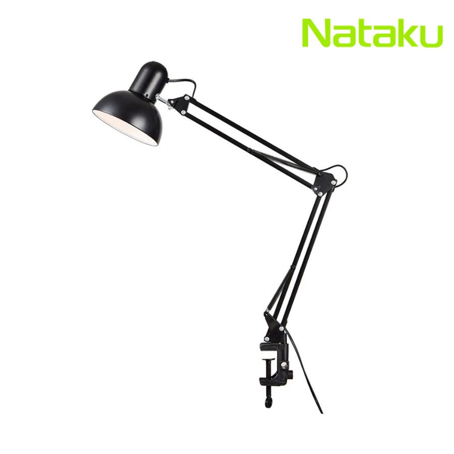 Nataku โคมไฟหนีบโต๊ะ โคมไฟ led Table lamp ปรับระดับได้รอบทิศทาง ใช้กับหลอดไฟขั้ว E27 ถนอมสายตา