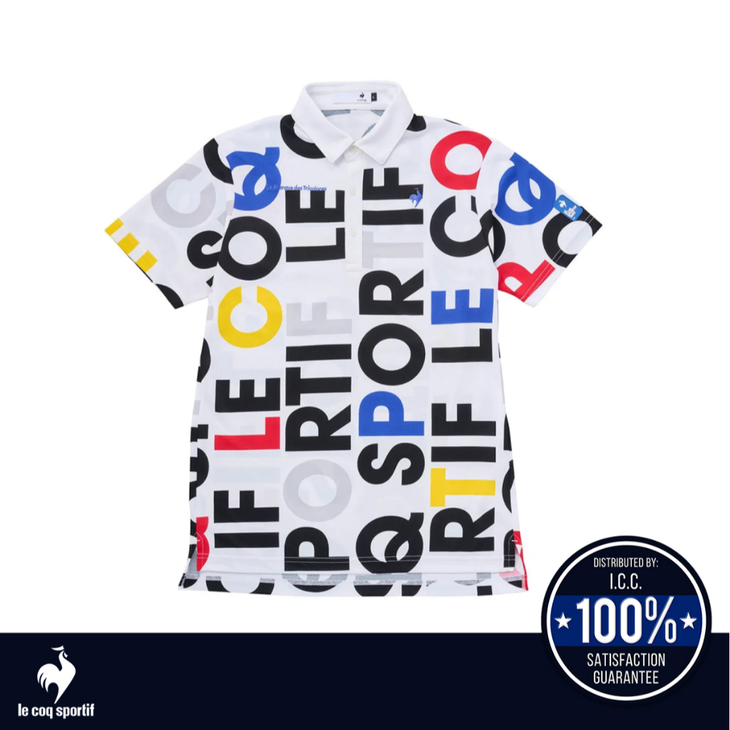 Le Coq Sportif Golf เสื้อโปโลกอล์ฟผู้ชาย แขนสั้น (เสื้อกอล์ฟ, เสื้อแขนสั้นผู้ชาย, เสื้อกันแดด)