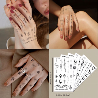 แทททู มินิมอล 8x11cm.พร้อมส่งใน🇹🇭