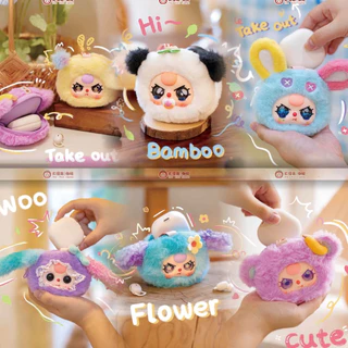 (พร้อมส่ง)📌แบบสุ่ม-แบบเลือกตัวใช้โค้ดลดได้ กระเป๋าจิ๋วมีซิป Babythree mini headphone bag พวงกุญแจห้อยกระเป๋า
