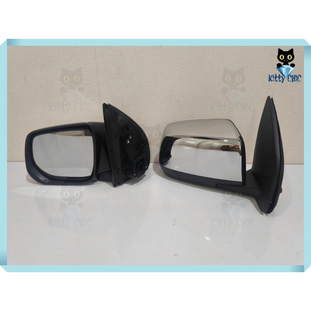 กระจกมองข้าง อีซูซุ ดีแมกซ์ Dmax all new ปี 2012 - 2019 / Chev 12 - 20 ปรับมือ ชุบโครเมียม กระจกข้าง ISUZU D-max ดีแมก