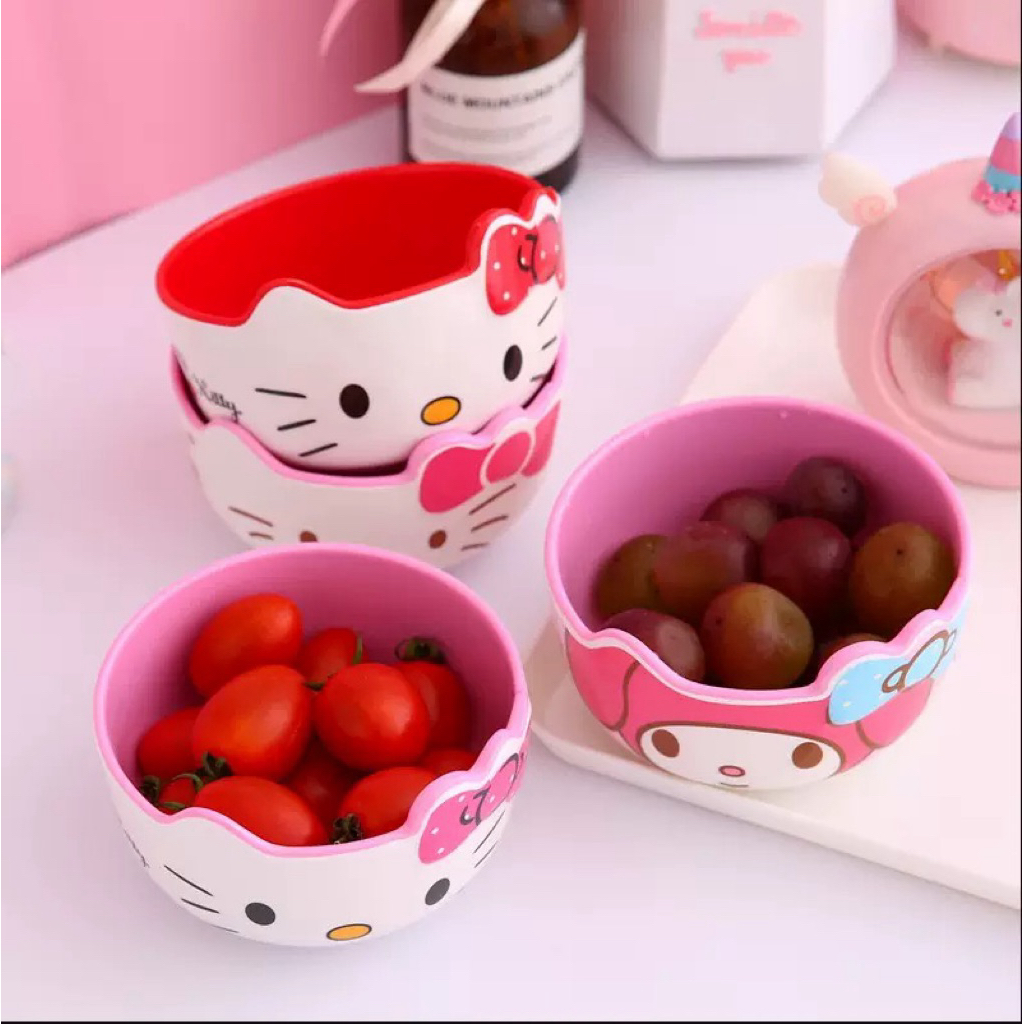 ถ้วยข้าวชามข้าวเมลามีนลายการ์ตูนน่ารักเหมาะสำหรับเด็กและใส่อาหาร