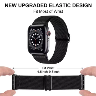 สายนาฬิกาถักสำหรับ iWatch ซีรีส์ 11/10/9/8/7/6/5/4/3/2/1/SE สายนาฬิการะบายอากาศขนาด 49mm/46/45/44/42/41/40/38mm