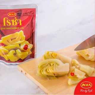 (1 ซอง) โรซ่า เจ ผักกาดดอง พร้อมทาน ขนาด 145 กรัม Roza Pickled Mustard 145 g.