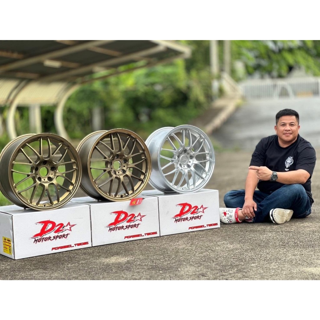 D2 SE-37A T6061 ขอบ 18 กว้าง 8.5 ออฟ+38 5รู114.3 ฟอร์จแท้ สี น้ำตาล บรอนซ์ ราคาต่อวง แถมฟรีจุ๊บเหล็ก - รูปที่ 3