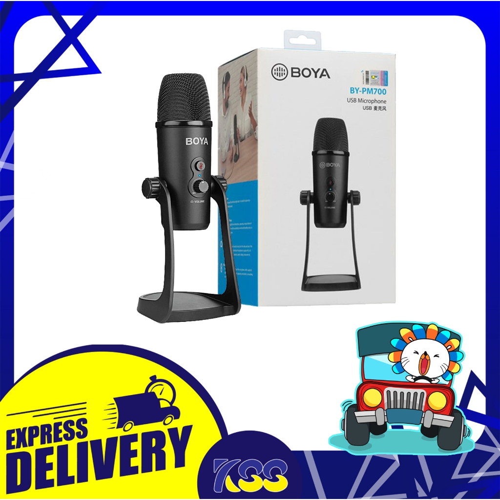BOYA BY-PM700 CONDENSER MICROPHONE USB 48kHz ไมค์สำหรับคอม,ไมค์ประชุม,ไมค์ ASMR รับประกันสินค้า 2 ปี