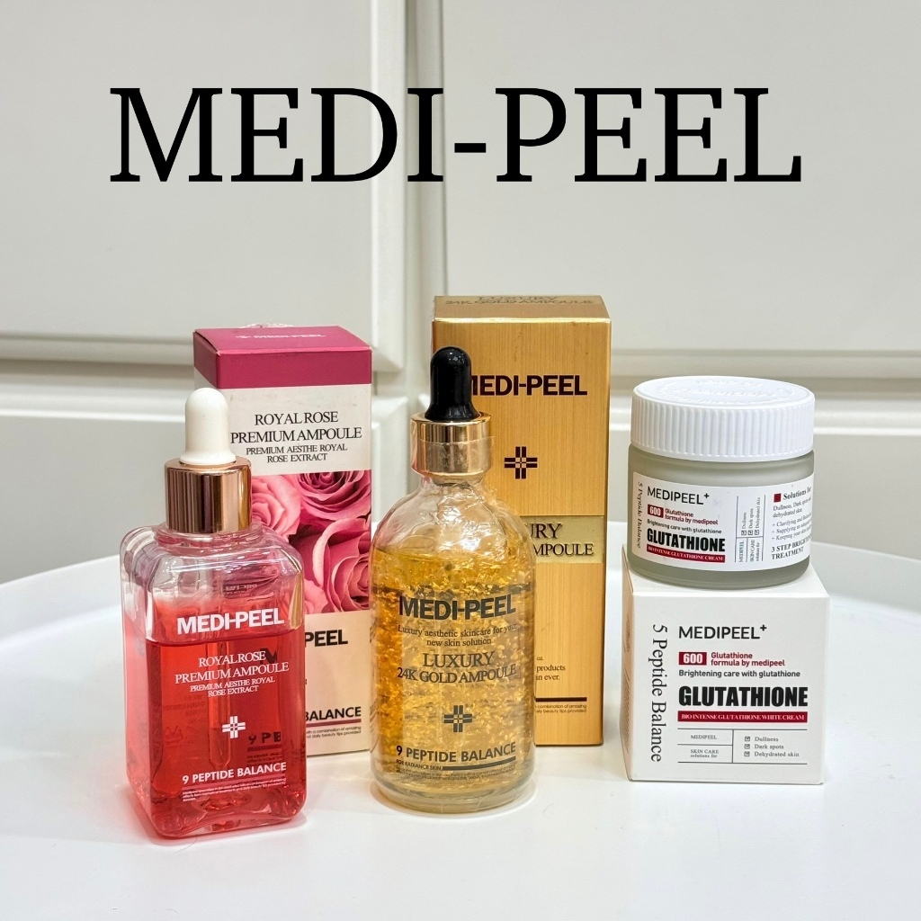 Medi-peel Luxury 24k Gold Ampoule 100ml เซรั่มทองคํา24K,เซรั่มกุหลาบ