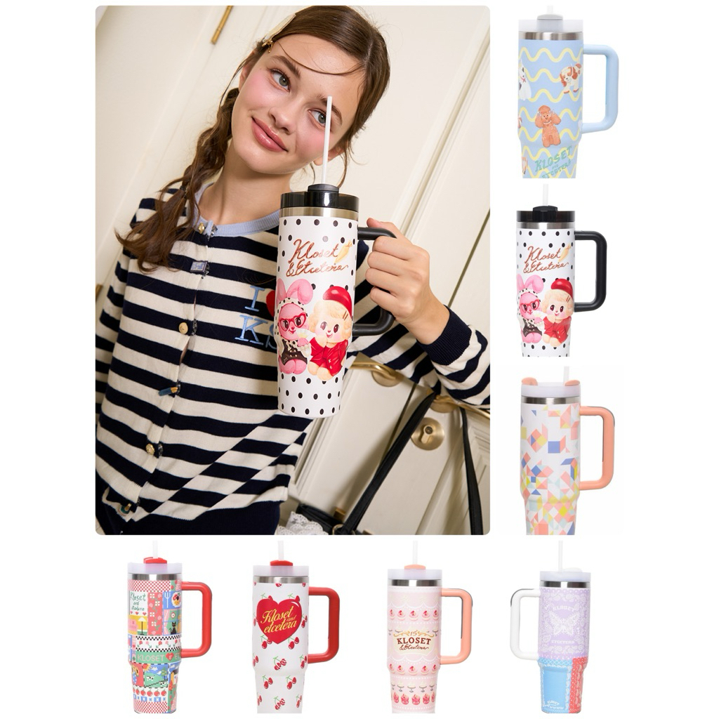 Kloset etc แก้วน้ำสแตนเลส 880/500ml. เก็บอุณหภูมิ 🌈มีโค้ดลด20-30%ของแท้จากshop100%