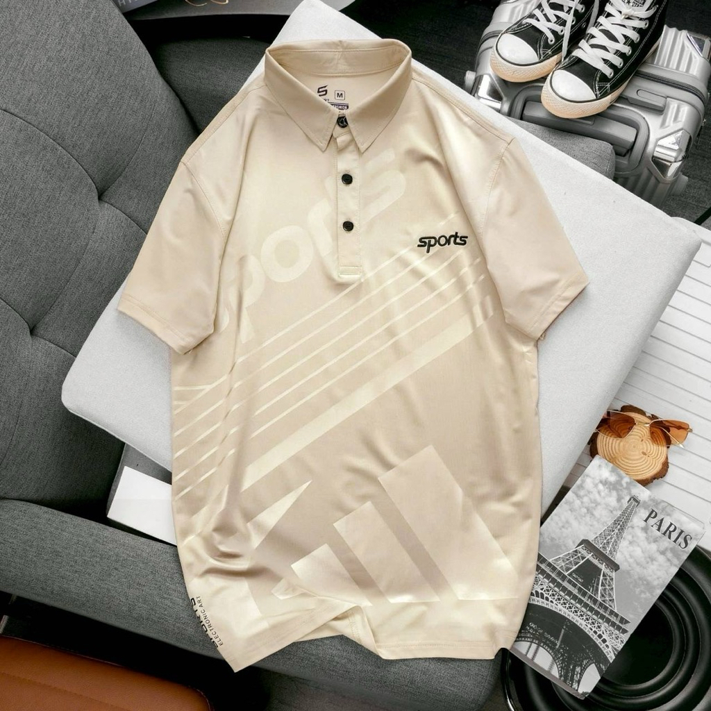 เสื้อยืดคอปกใส่สบายเย็นดีใช้แล้วไม่อาบชื่นลุ้นมาใหม่สีมาใหม่รูปจริงภาพจริง