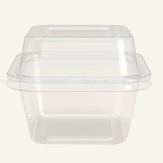 กล่องใส P001 50ใบ พร้อมส่ง (ขนาดคล้ายกับ MC001) / P 001 7.5x7.5x6.2cm PET Bakery Box with Lid 50pcs