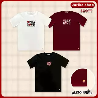 Jarikashop - เสื้อยืดลาย scott ( งานป้าย.. Jarika ) ( จ265 )