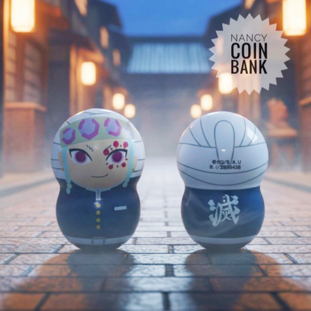ตุ๊กตาล้มลุกดาบพิฆาตอสูร Demon Slayer Kimetsu no Yaiba COO’NUTS ลิขสิทธิ์แท้ (ตัวโชว์สภาพคือไม่ผ่านเ