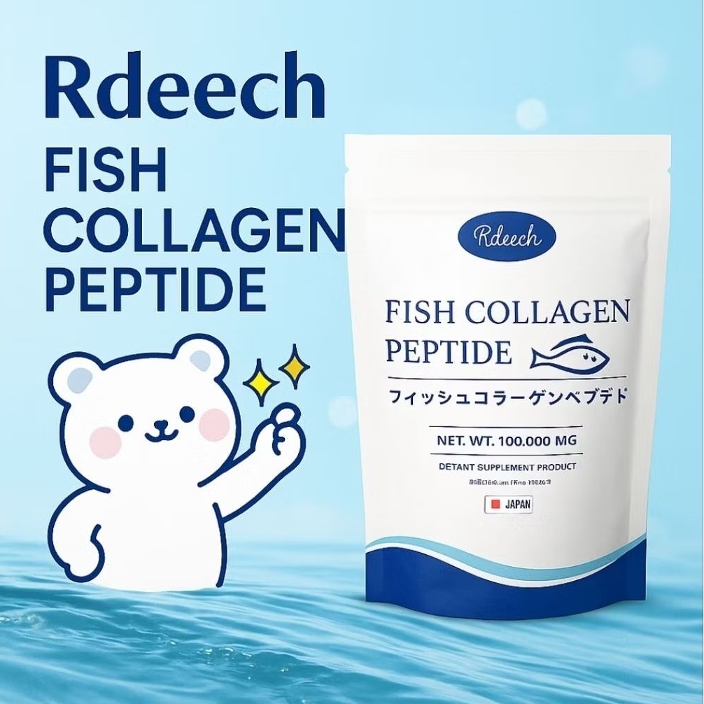 คอลลาเจนเพียว Rdeech 100,000 มก. | Collagen สกัดของแท้จากธรรมชาติ บำรุงข้อเข่า อาหารผิว เล็บ ผม ชงทานง่าย