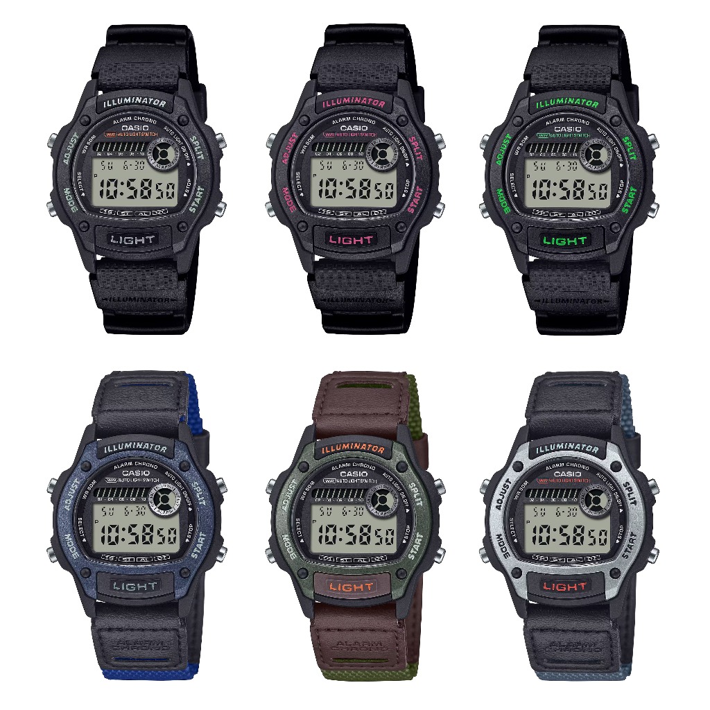 CASIO ของแท้ รุ่น W-220H-1A , W-220H-1A2 , W-220H-1A3 , W-220HF-2A , W-220HF-3A , W-220HF-8A