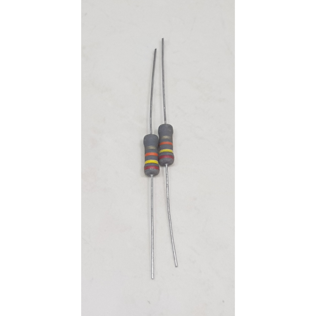 RESISTOR ตัวต้านทาน RIKEN ค่า 24K Ohm 2 watt ค่าความคลาดเคลื่อน 5% (แพ็ค 10 ตัว)