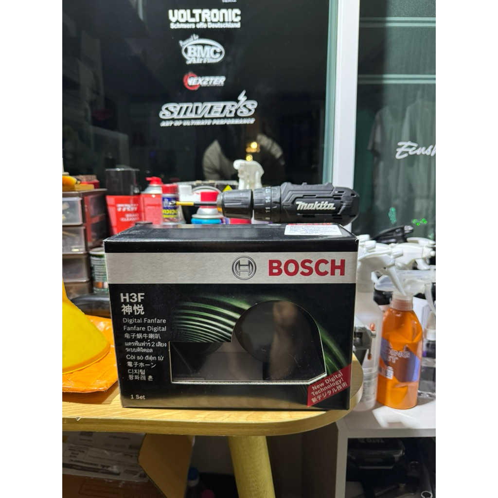 แตรไฟฟ้า Bosch H3F ลองใช้ครั้งเดียวของแท้ 💯%