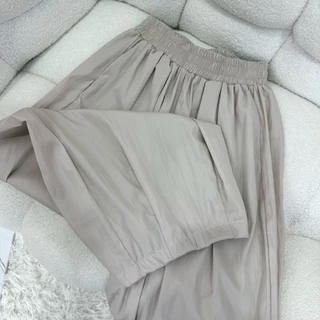 กางเกงบอลลูน unisex เอว24-38 ผ้าเครปญี่ปุ่นใส่สบายไม่ร้อน