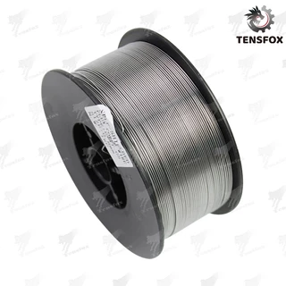 Tensfox ลวดเชื่อมฟลักซ์คอร์ ไม่ใช้แก๊ส 0.8 mm / 1.0 mm ม้วน 1 กก. สำหรับเครื่องเชื่อม MIG ซีโอทู CO2