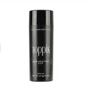 ส่งToppikแน่นอน 💋 สีดำ ผงไฟเบอร์ปิดผมบาง ผงไฟเบอร์ ผงโรยผม ผงไฟเบอร์ผม ผงโรยผมหนา ผงไฟเบอร์ใส่ผม