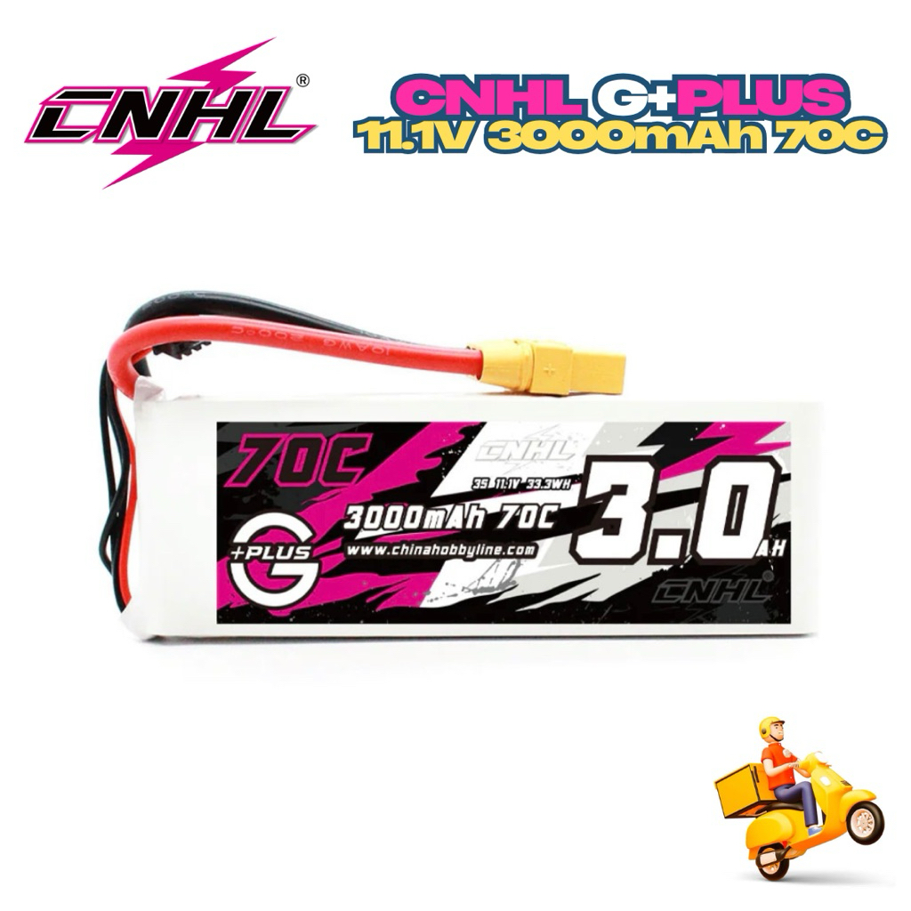 ⭐️CNHL 3S 11.1V 3000mAh 70C /140C V2 (ปลั๊ก XT90) แรง! เกรดแข่งขัน!!⭐️