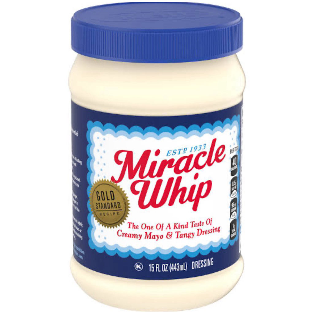 KRAFT Miracle Whip Mayonnaise 15oz./Light Miracle Whip 15oz. คราฟท์ มิราเคิลวิปไลท์มายองเนส