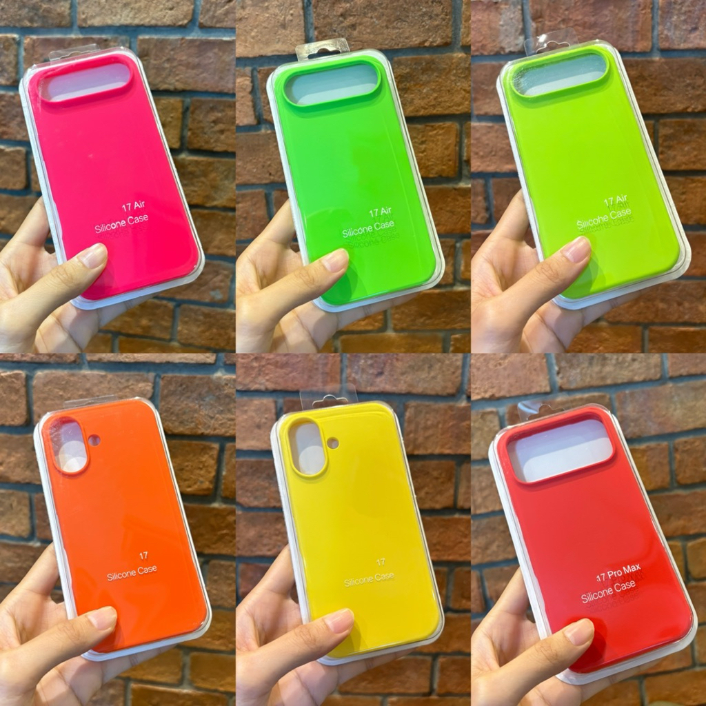 🎉พร้อมส่งในไทย Caseไอโฟน รุ่นใหม่ 17 17Air 17pro 17promaxกำมะหยี่โลโก้  เนื้อซิลิโคน ลบรอยปากกาได้โฟน17promaxพร้อมส่ง