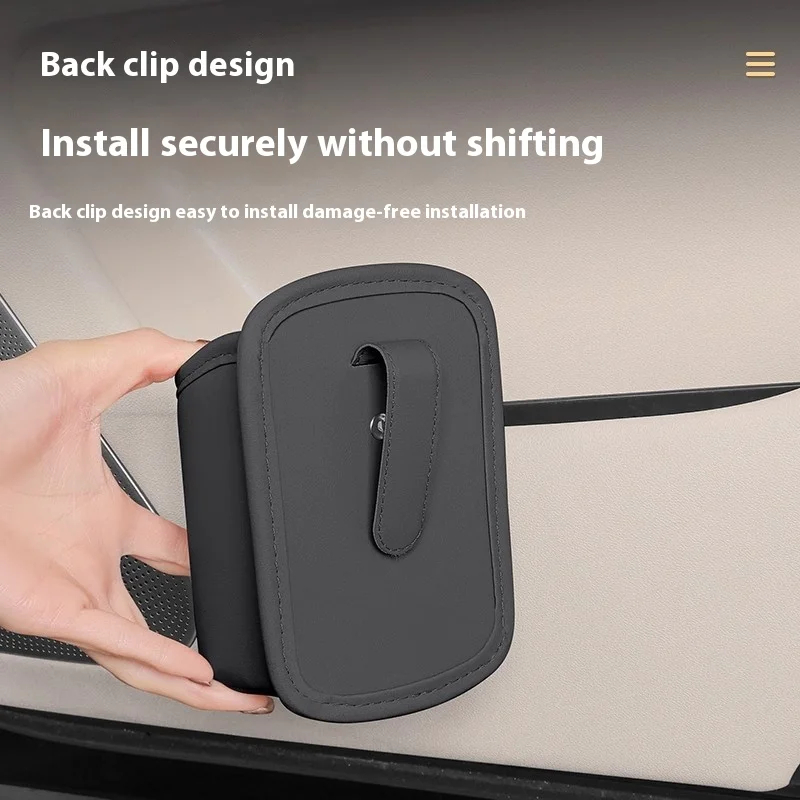 ⚡ประเทศไทย 24 ชั่วโมง⚡ที่วางแก้วประตูรถยนต์ กล่อง ออกแบบคลิปด้านหลัง อุปกรณ์ตกแต่งภายในรถยนต์ - 2