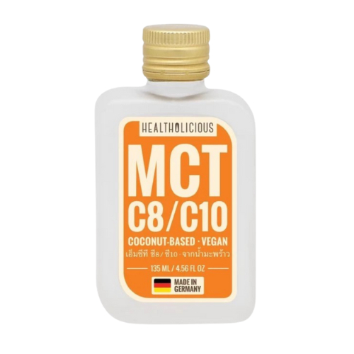 Coconut MCT OIL  60:40 (C8/C10) เอ็มซีที ออยล์  น้ำมันมะพร้าว135ml.