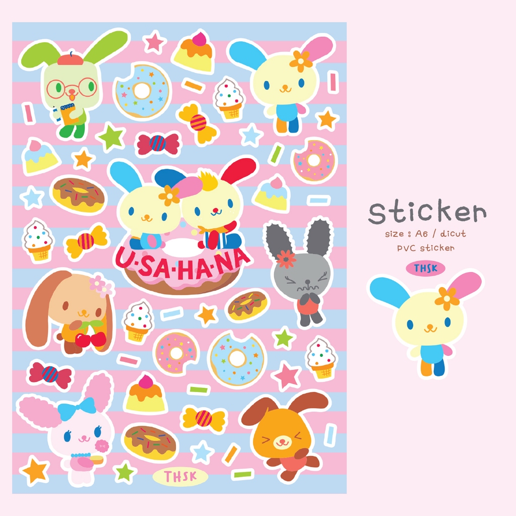 Usahana Ver.2 Sticker สติ๊กเกอร์