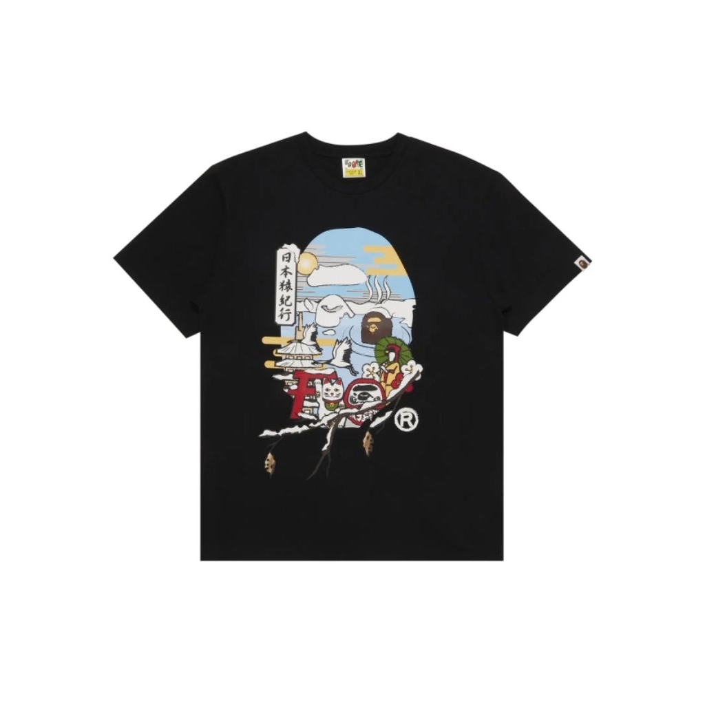 BAPE Japan Culture Ape Head T-Shirt Black XL