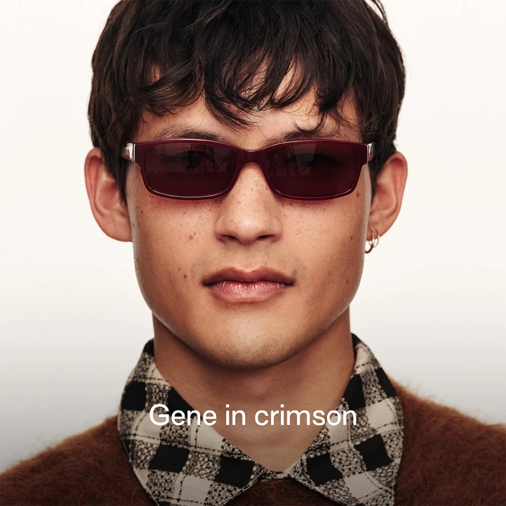 Sunnies Studios نظارة شمسية مربعة Gene للجنسين — صورة 2