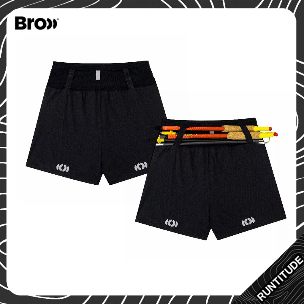 BROOO กางเกงวิ่ง TRAIL SHORTS Men & Women กางเกงวิ่ง กางเกงเทรล