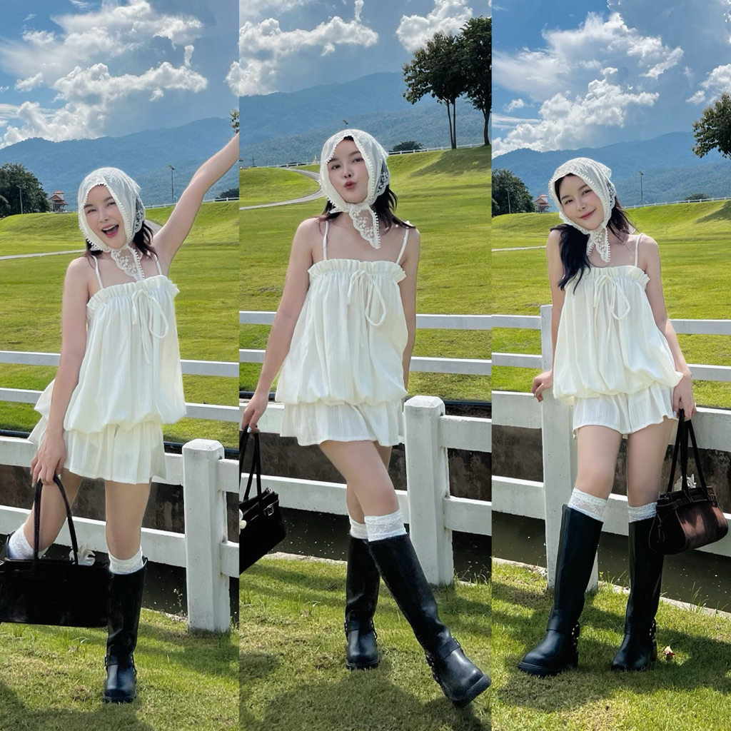 Solve.official - Pompom dress