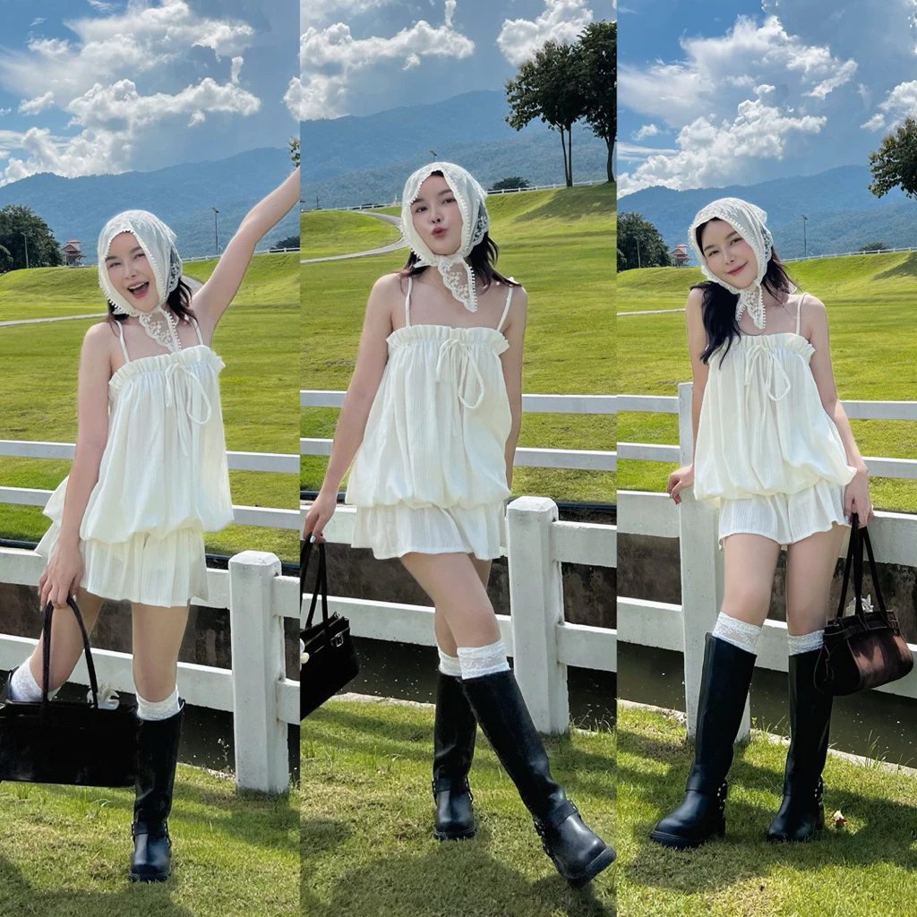Solve.official - Pompom dress