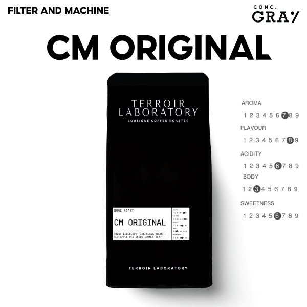 เมล็ดกาแฟคั่ว "CM" original BLEND เมล็ดกาแฟคั่ว Terroir Lab. Fresh Blueberry