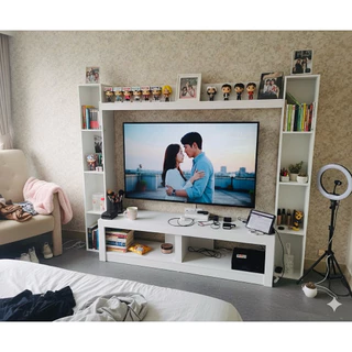 Tomato Home ชุดตู้ชั้นวางทีวี 65นิ้ว Presley 2.0 ตู้วางทีวี | วางทีวีใหญ่สุด 65นิ้ว | สวยหรูเกินราคา