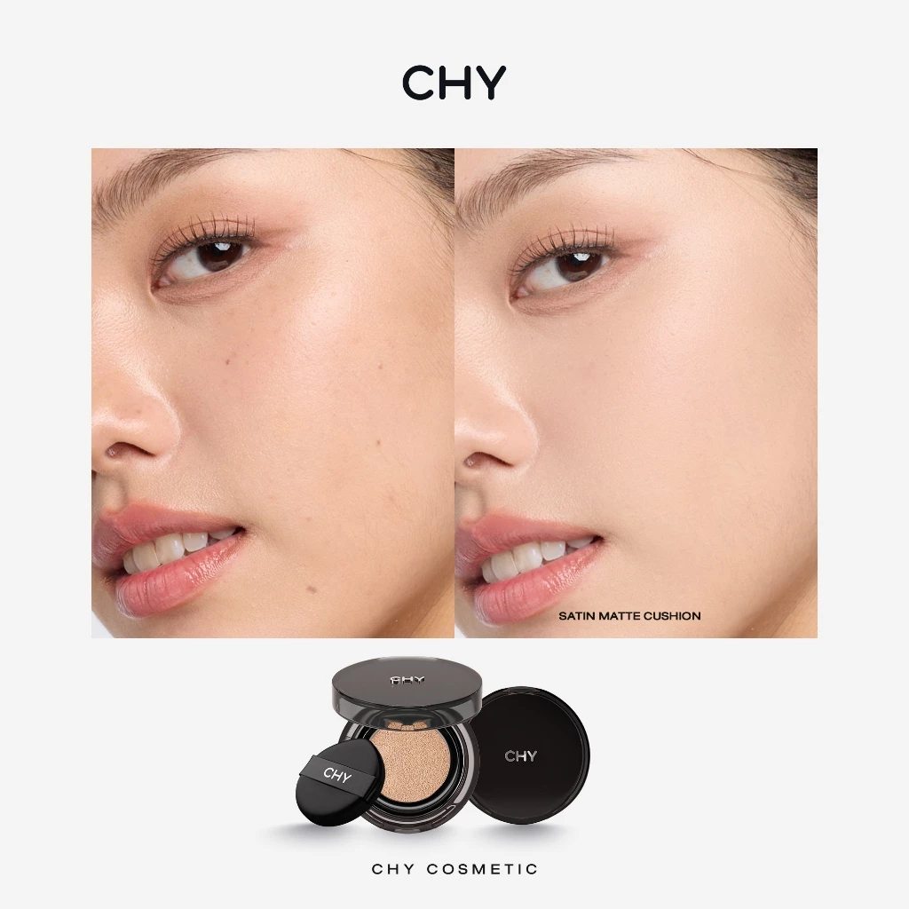 CHYคุชชั่นซอง สูตรโกลว์ หรือ สูตรแมตต์ เบลอรูขุมขน หน้าฉ่ำเงา จะได้รับสินค้า1 ซอง ตามตัวเลือกขนาด 7g thumbnail 8