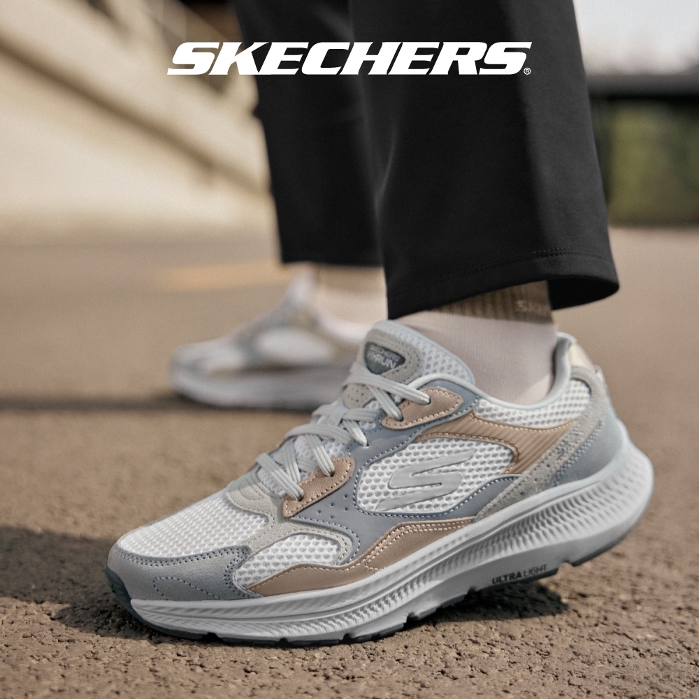 Skechers สเก็ตเชอร์ส รองเท้าผู้หญิง Women Performance GOrun Consistent 2.0 - 128630-LTGY Air-Cooled Goga Mat