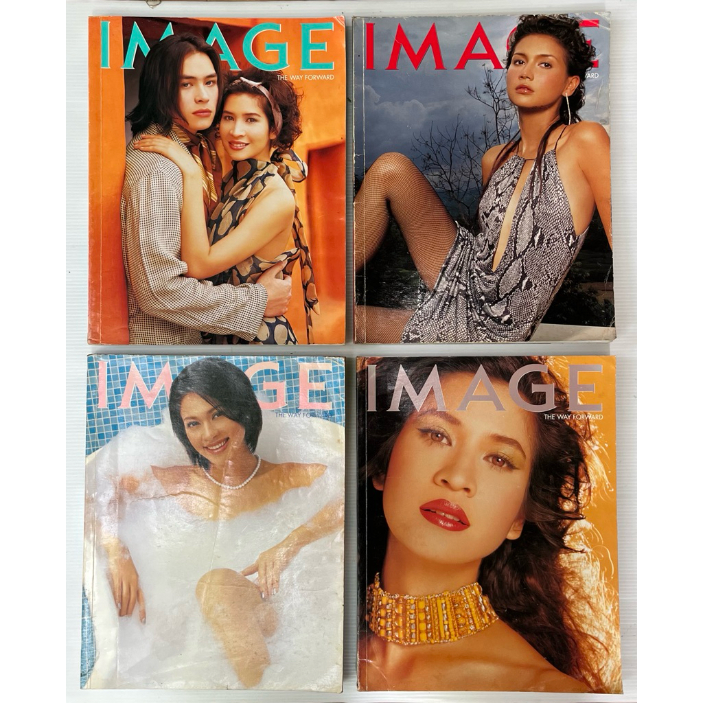 IMAGE: IMAGE Magazine นิตยสารแฟชั่น The Way Forward ยุค 90s หนังสือแฟชั่นวินเทจ นิตยสารมือสอง หนังสื