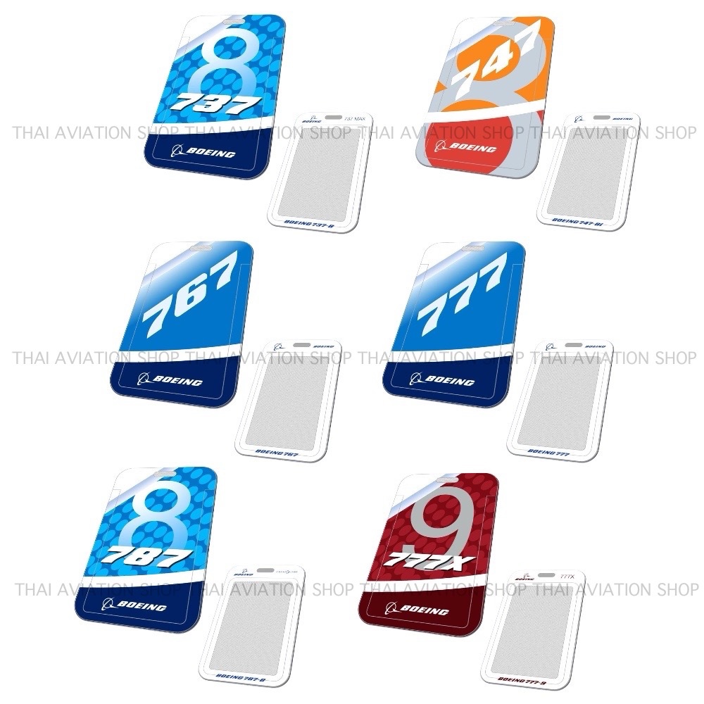 กรอบใส่การ์ด ป้ายชื่อพนักงานการบิน[สินค้าแท้] สไตล์คนรักโบอิ้ง Boeing card’s holder