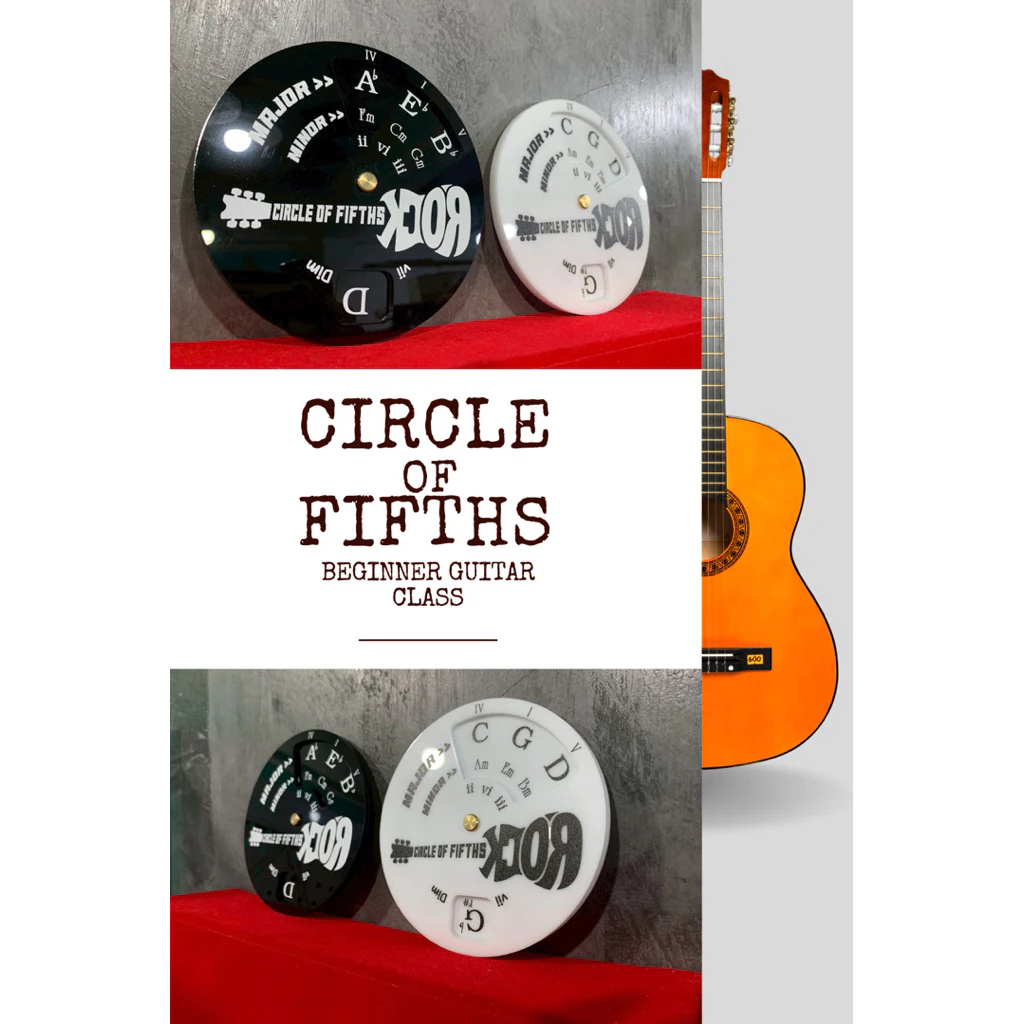 วงล้อคอร์ดกีตาร์ Circle of Fifths วงล้อคีย์ดนตรี วงล้อคอร์ดเรียนกีตาร์ และดนตรี