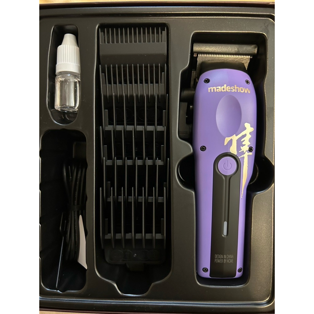 Madeshow M15  ปัตตาเลี่ยนตัดผมไร้สาย (6800รอบ) เครื่องเสียงเงียบ แบบมืออาชีพ ผู้ชาย เสียงเงียบฟันเซร