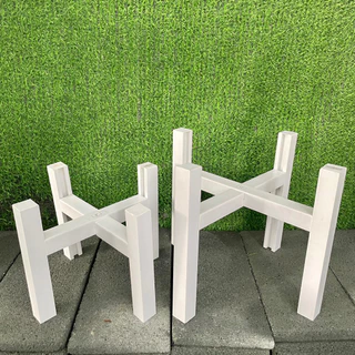 ขาตั้งกระถาง UPVC ทนน้ำ ไม่ผุ ไม่บวม ปลวกไม่กิน❗️