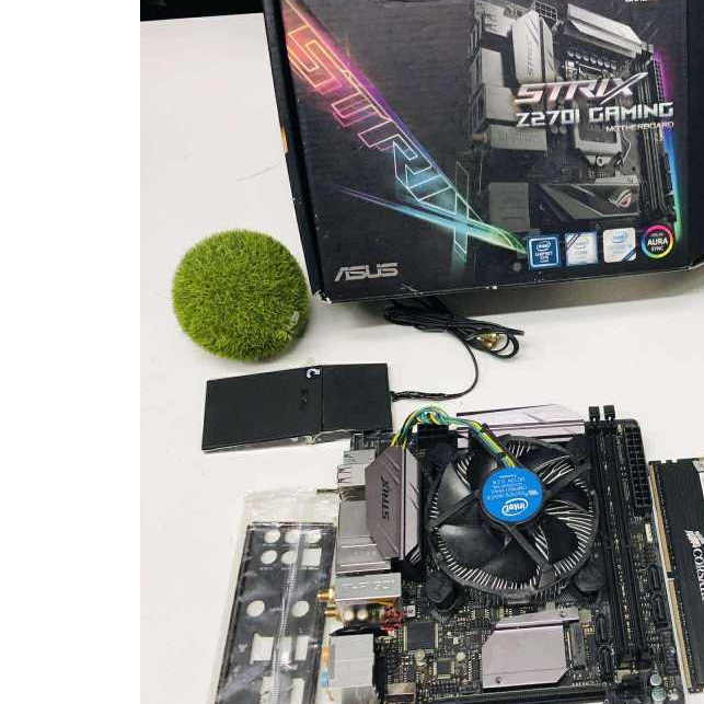 MAINBOARD (เมนบอร์ด) 1151 ASUS ROG STRIX Z270-I GAMING AURA SYNC ครบกล่อง พร้อมcpu และ ram