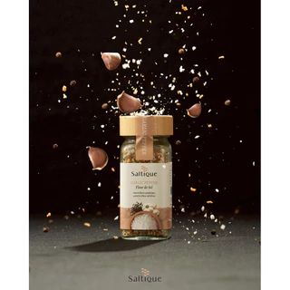 [ลด 20.- CODE : SALTIQUE] Saltique ดอกเกลือพรีเมียม GI จาก สมุทรสงคราม Saltique Garlic Pepper : ผสมกระเทียมพริกไทย